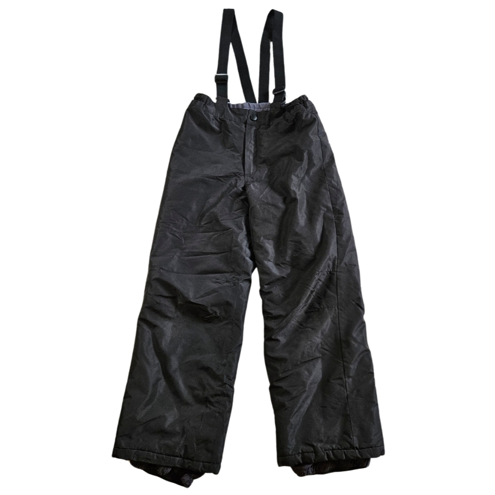 Iceburg Youth Snow Pants With Suspenders, Size Medium 7/8, Black,
